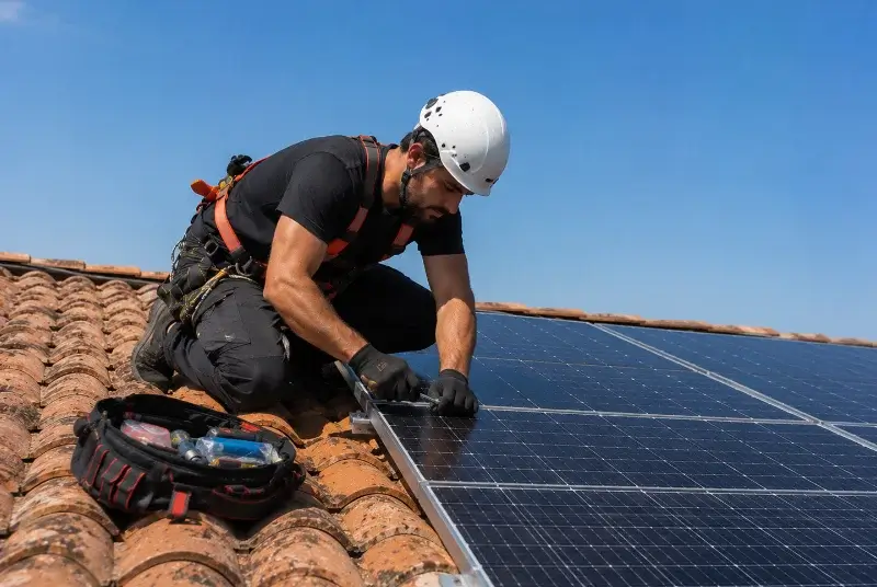 Maintenance et monitoring de panneaux solaires à Momuy